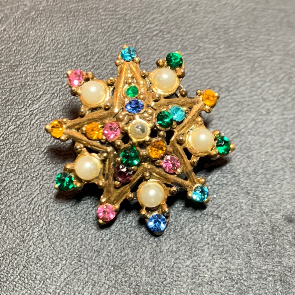 Vintage Star Brooch